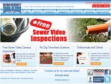 Tablet Screenshot of discountdrain.ca